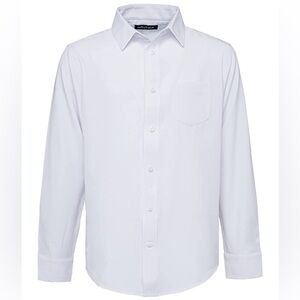 Nautica Boys 'XL 18-20 Synthetic Woven Long Sleeve Shirt boys Uniform Boys S8